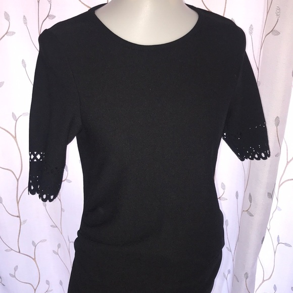 New Look Maternity Black Dress with Accent Size 10 - Picture 2 of 8